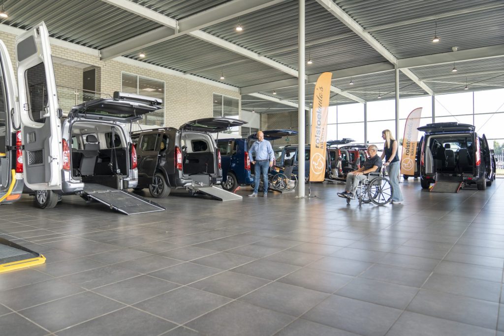 showroom van Kikkert rolstoelauto's